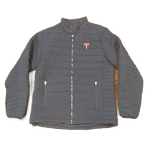 Tesla Employee Issue Black Puffer Jacket Unisex Size XS